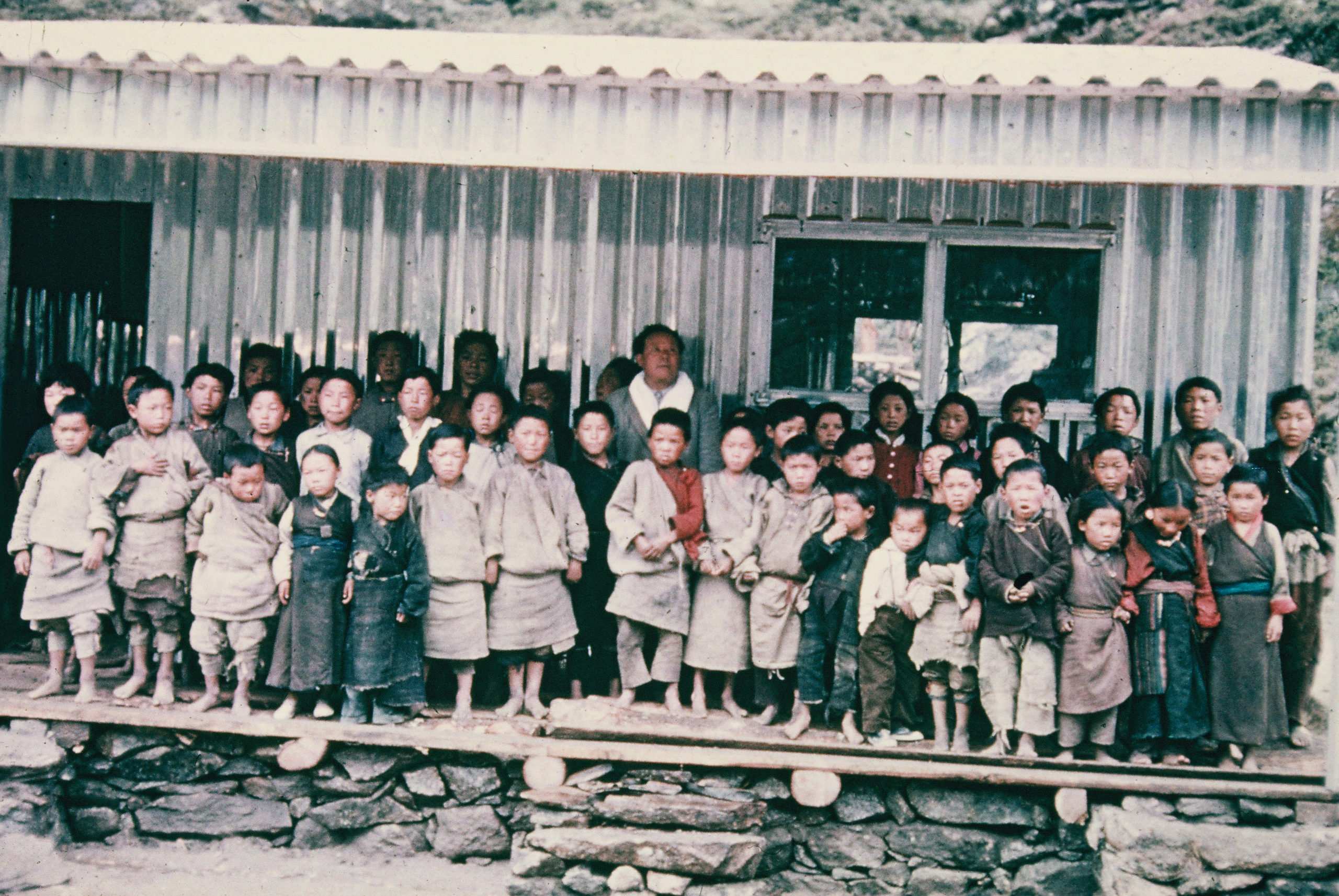 Khumjung school in 1961