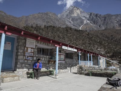 Kunde hospital was built by the Himalayan Trust in 1966.