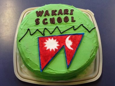 Wakari school bake sale for Nepal.